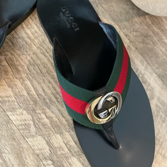 AUTHENTIC GUCCI MEN'S SLIPPERS - SIZE 44 - Picture 7 of 7